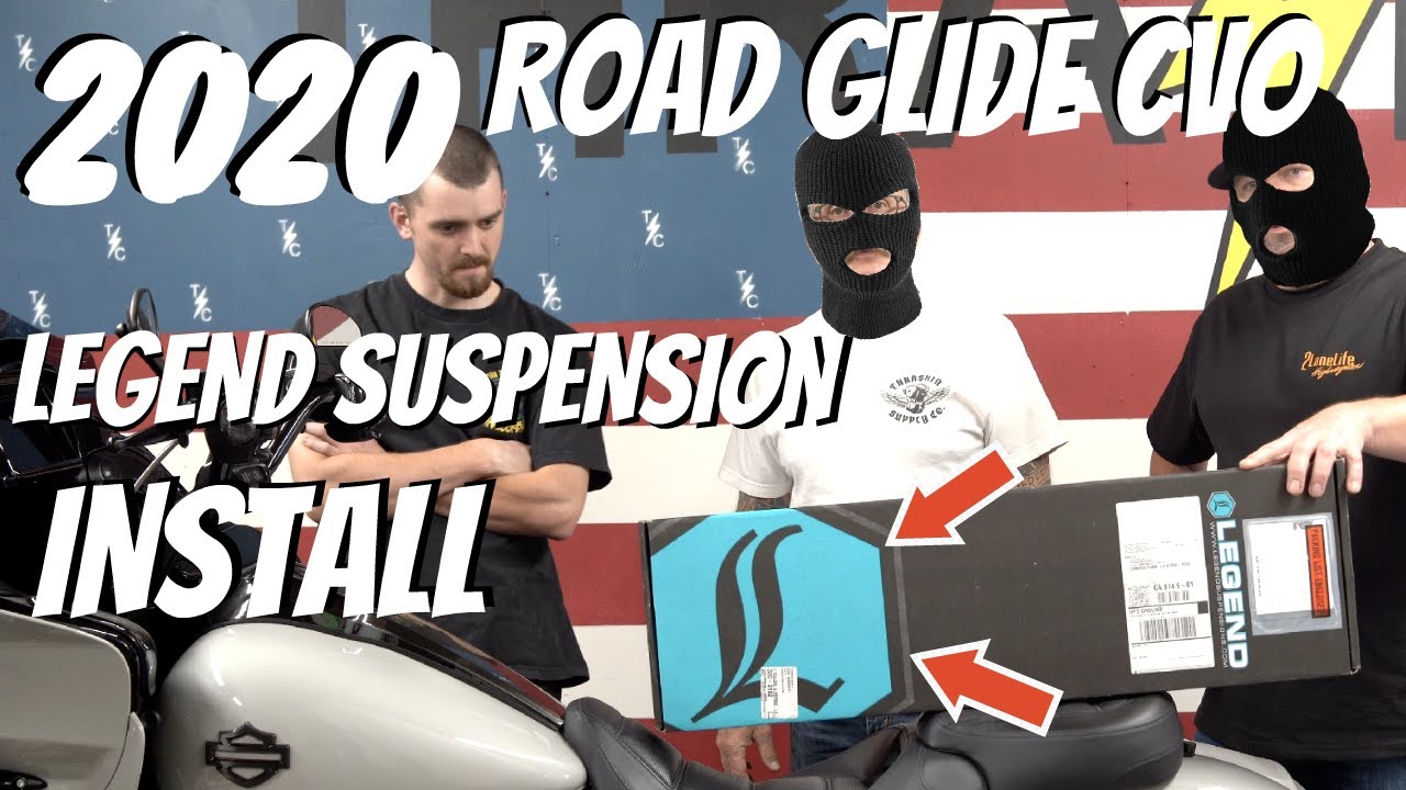 WE STOLE LANCE COURY'S 2020 CVO! - Legend Suspension Install - 2LaneLife