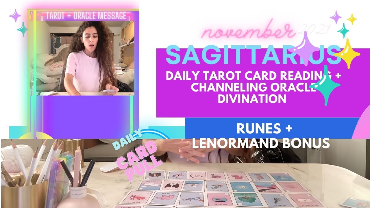 Sagittarius November 2021 ⭐️Tarot + Channeled Reading ⭐️ SAGITTARIUS WELCOME TO THIS NEW WORLD ! 🦄🥰😍