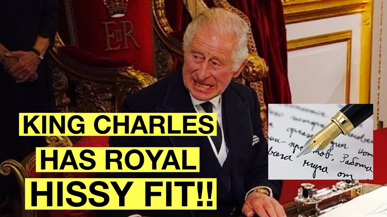 King Charles III has Royal Meltdown over pens