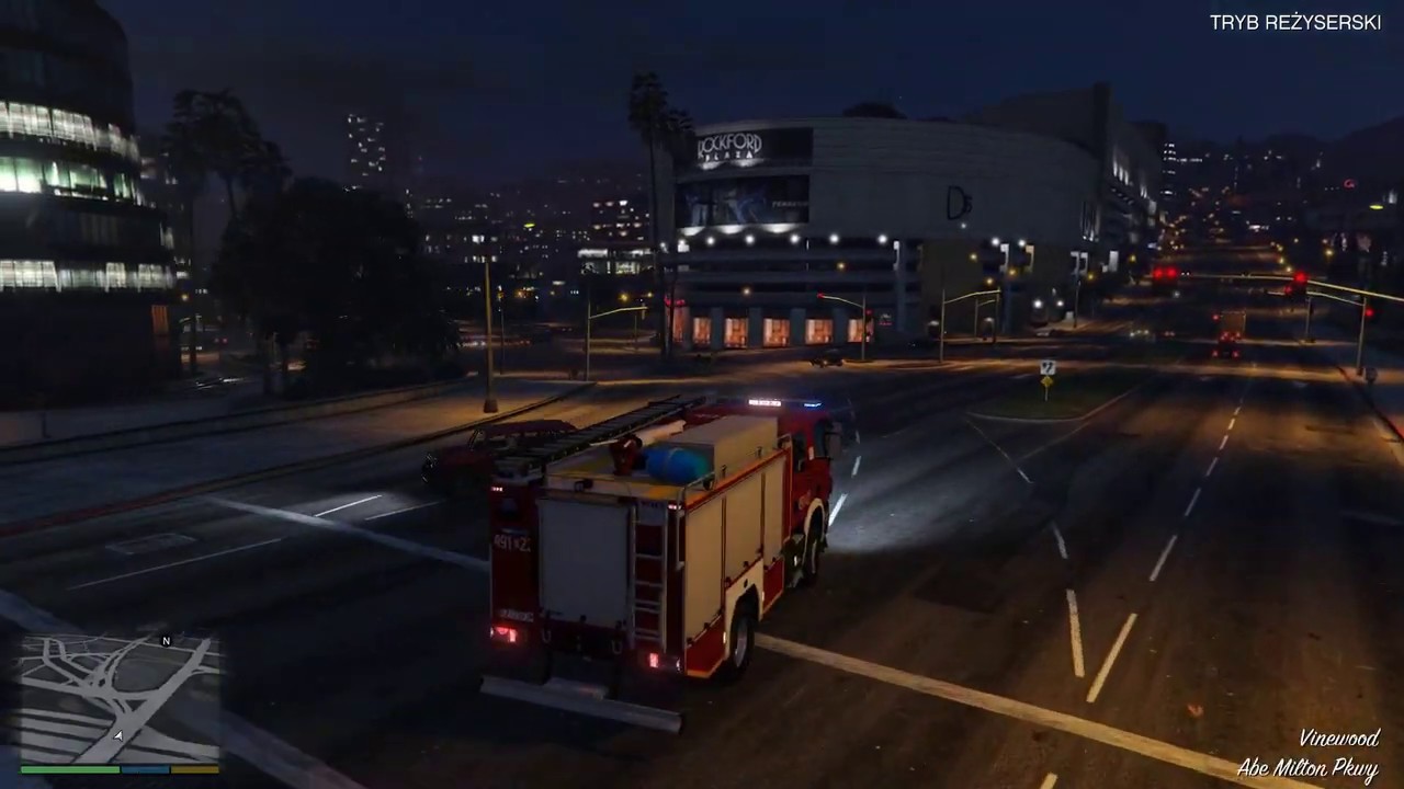 GTA V Elfir Zura 1120 przejazd straży pożarnej