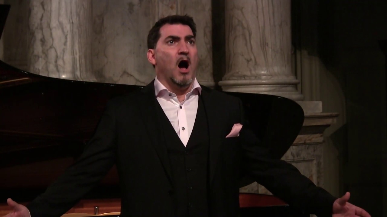 Marco Stella , baritone sings   
