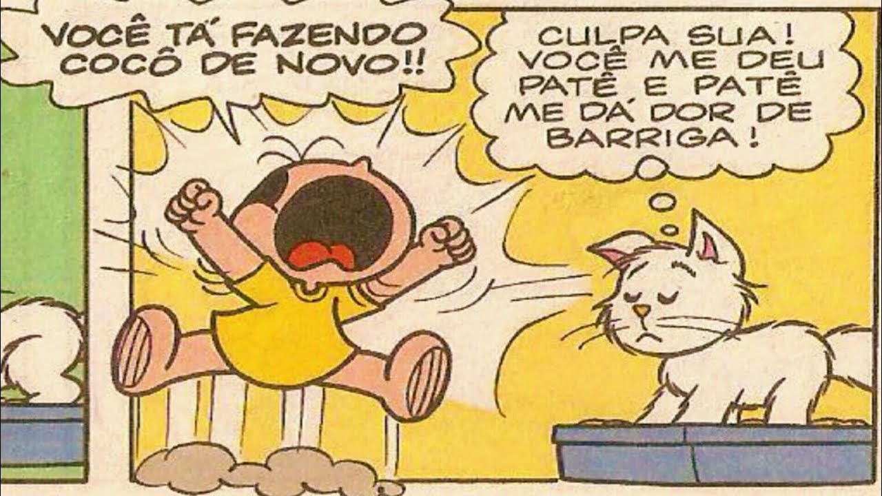 Magali e Mingau em Muita Areia Para Minha Caixinha | Histórias Em Quadrinhos Magali e Mingau