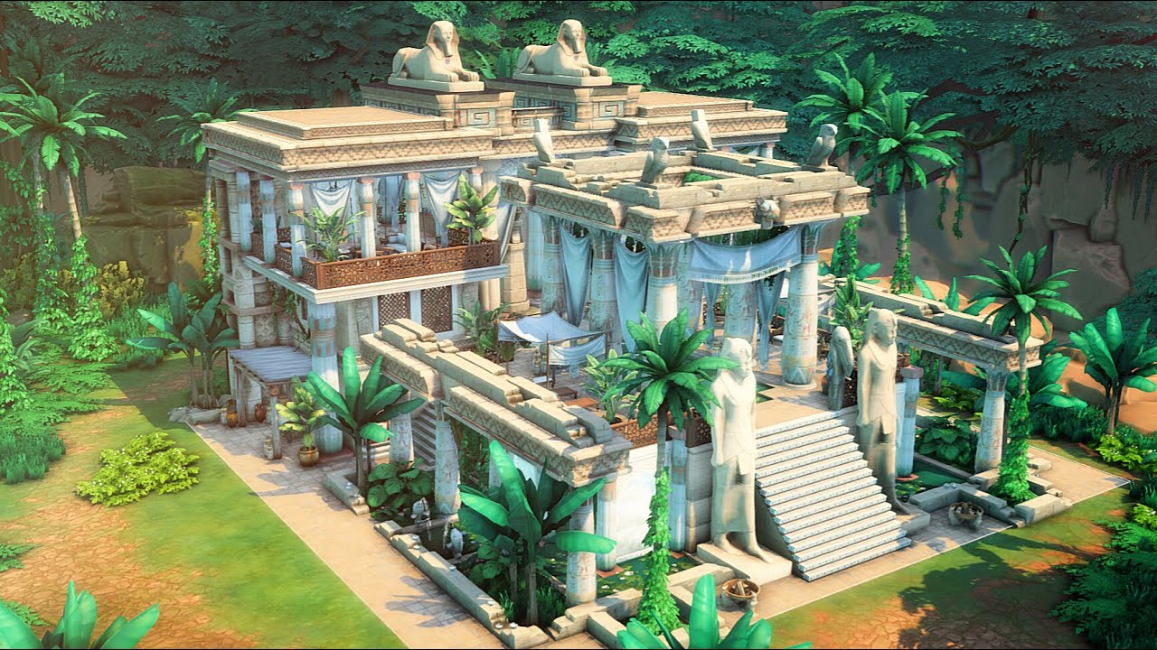 Ancient Egyptian getaway - The Sims 4 Speed build
