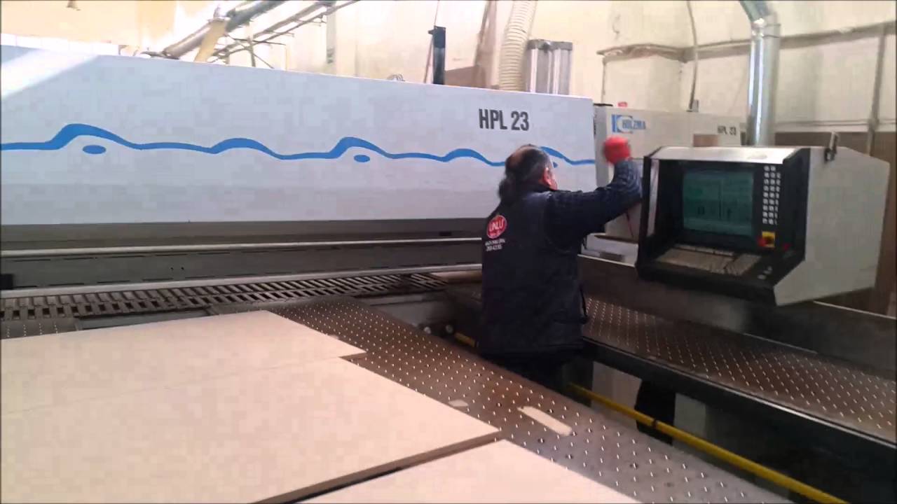 SONA MAKİNA ; HOLZMA HPL 23/43/22 PANEL EBATLAMA