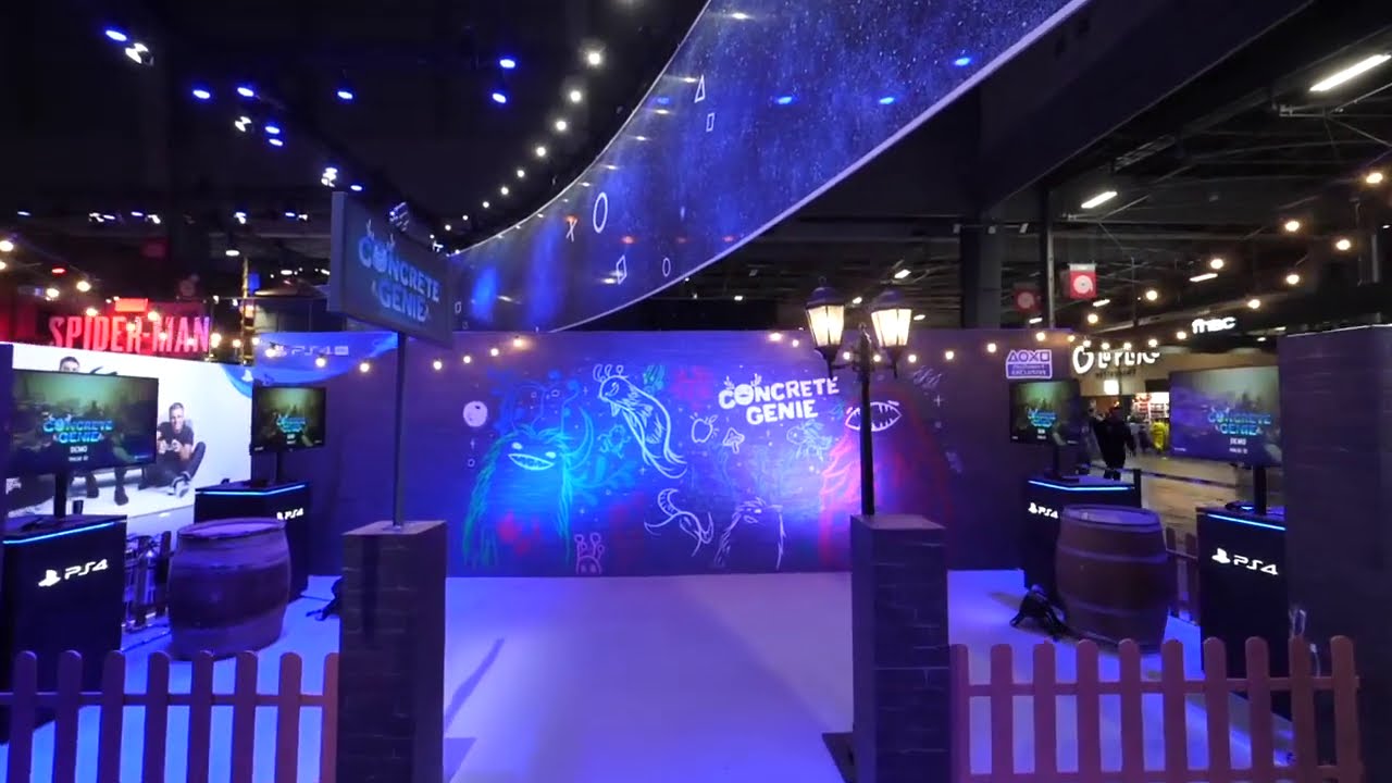 Concrete Genie   Paris Games Week Mural   PS4