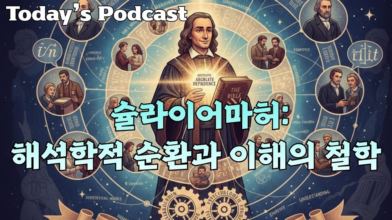 오늘의 팟캐스트(Today's Podcast)/ 슐라이어마허: 해석학적 순환과 이해의 철학