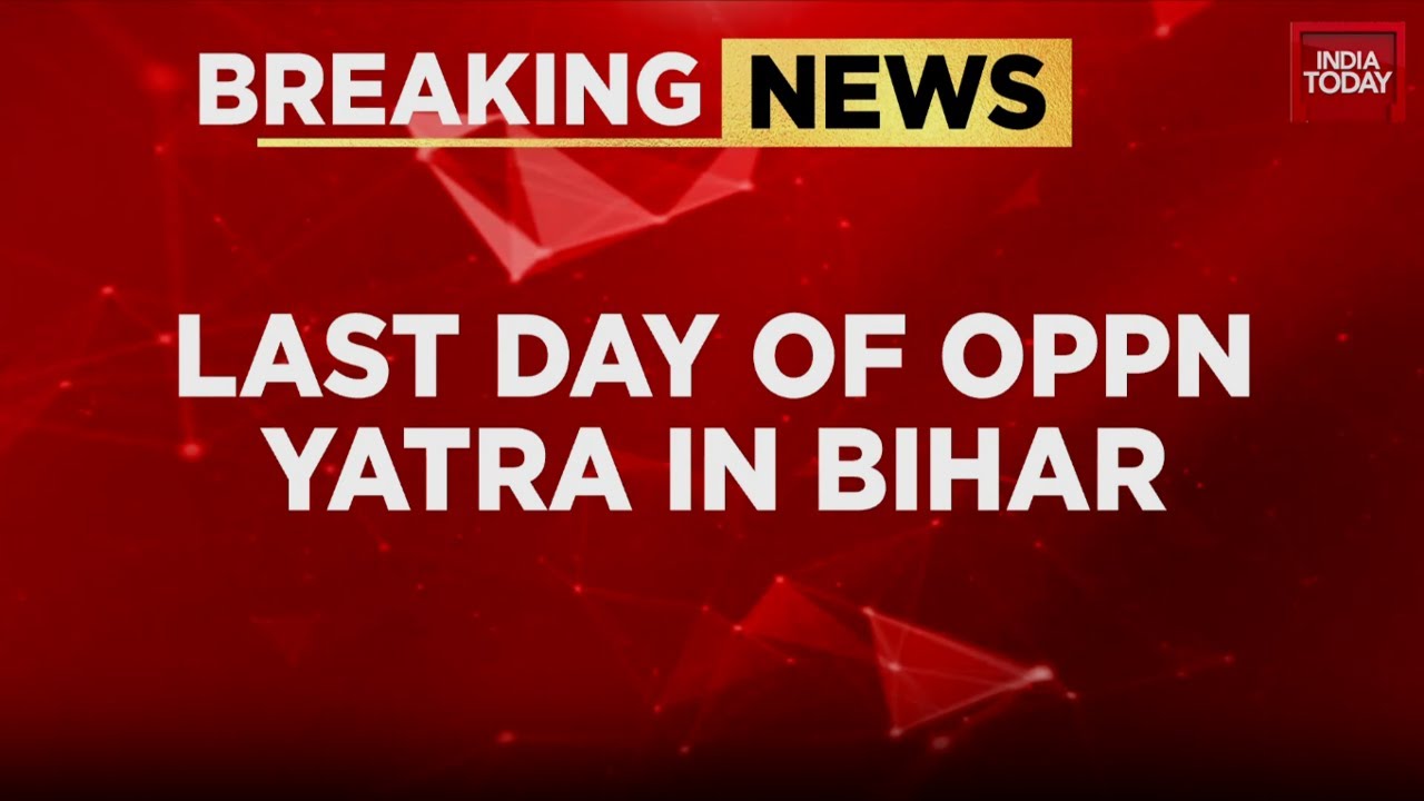 INDIA Bloc's 'Voter Adhikar Yatra' Concludes In Bihar Amidst Slugfest | Bihar Election |India Today