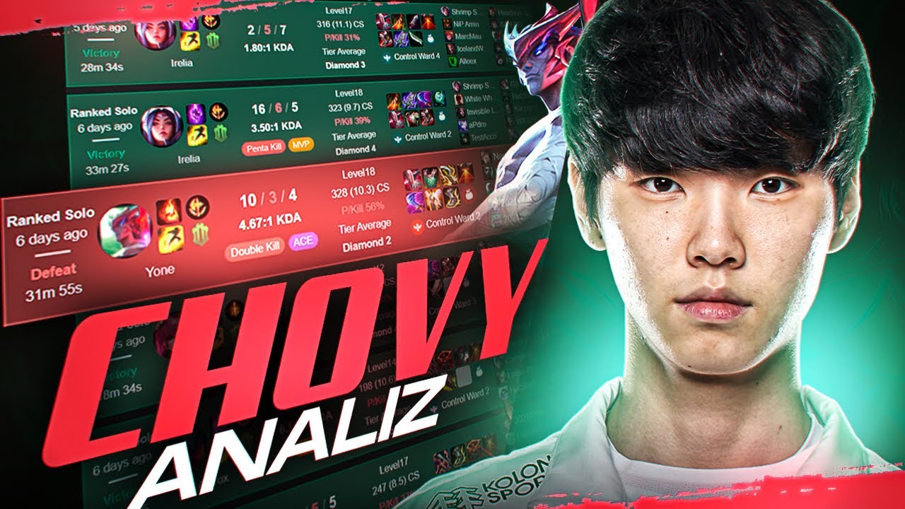 CHOVY'NİN EUW'DA KAYBETTİĞİ TEK MAÇI ANALİZ ETTİM (7 PRO OYUNCULU MAÇ)