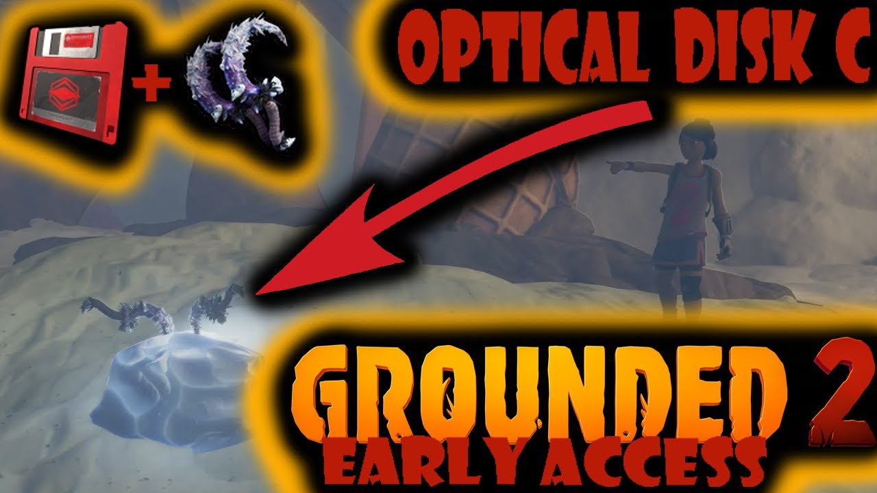 Как найти оптический диск C с тележкой для мороженого Grounded 2. Ранний доступ. Разблокируйте Ic...