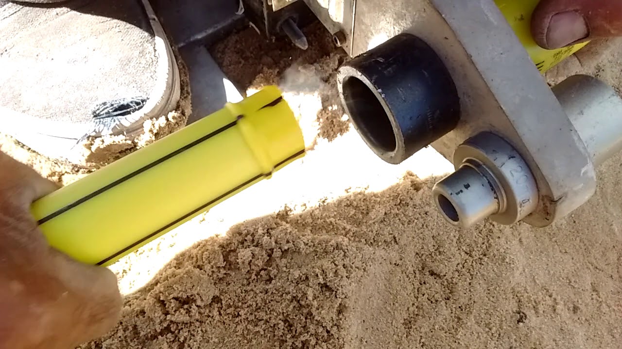 Termofusion de caños de gas