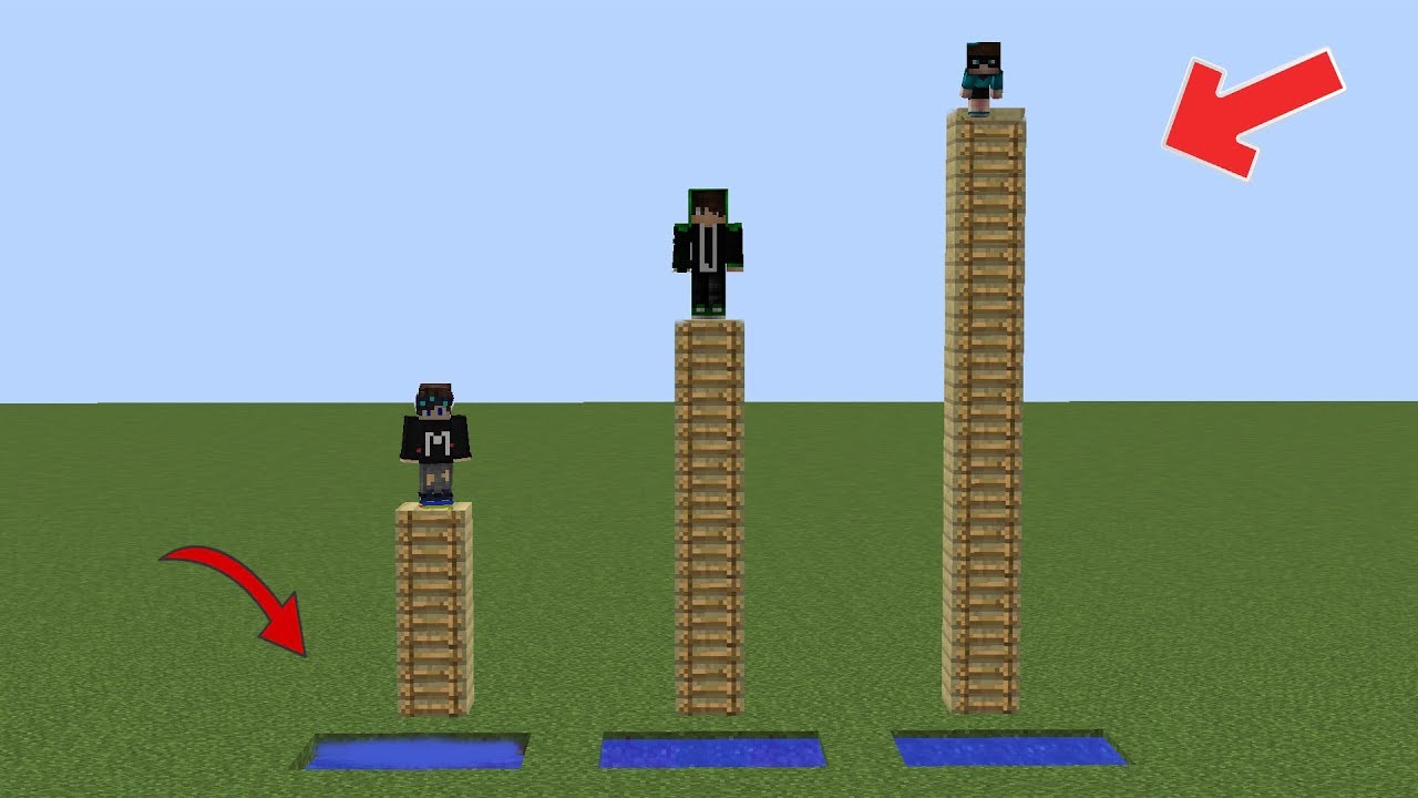EN YÜKSEKTEN ATLAYAN KAZANIR! - MİNECRAFT