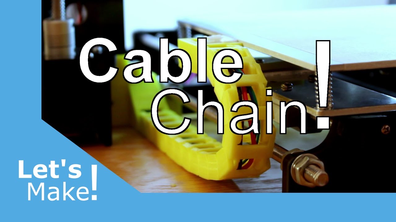 Anet A8 - Heated Bed Cable Chain Upgrade