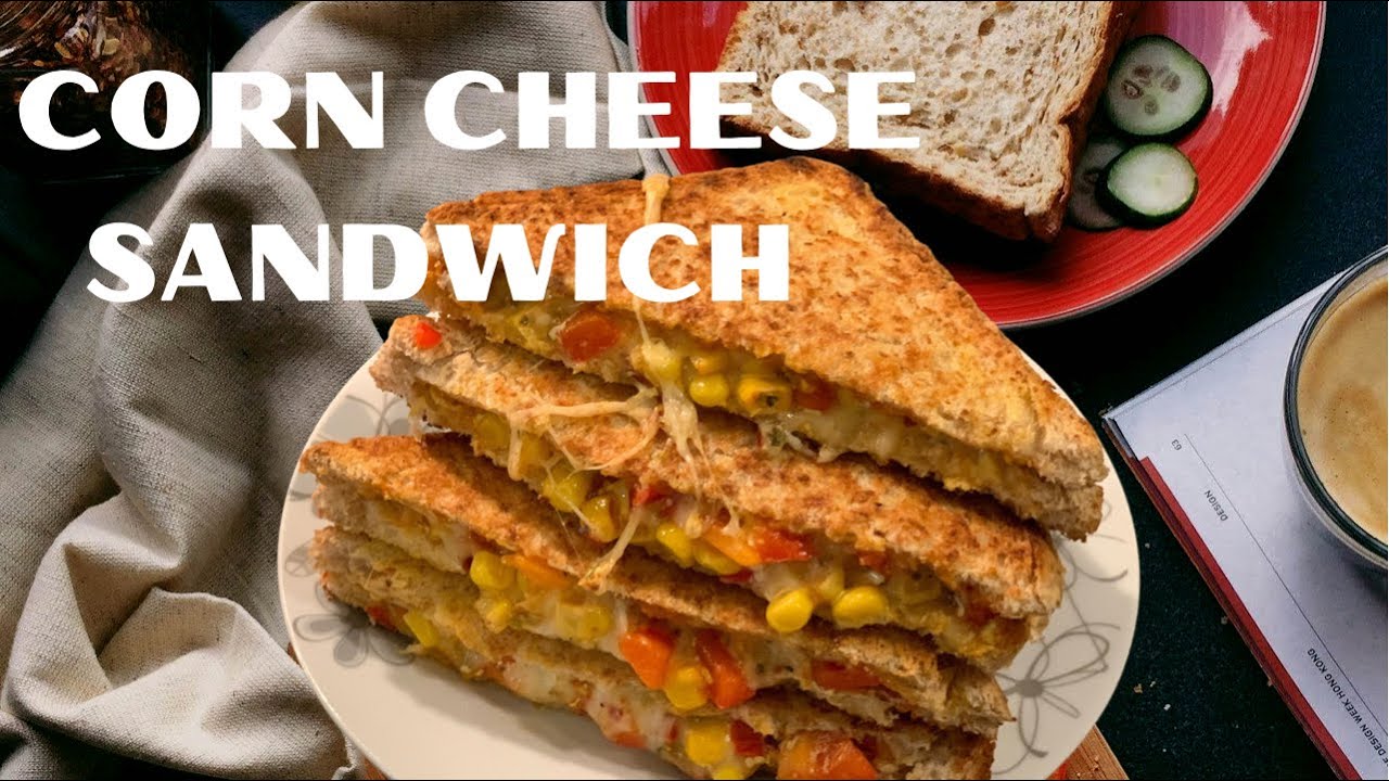 Super easy chilli corn cheese sandwich|corn sandwich|sandwich|veg cheese sandwich|
