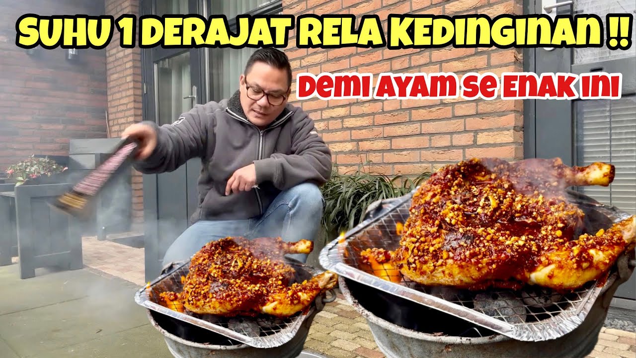 BUKAN AYAM BAKAR BIASA!!! BUMBU RACIKAN NYA INI YANG BIKIN RELA KEDINGINAN,CELUP 3X TRUS DI BAKAR