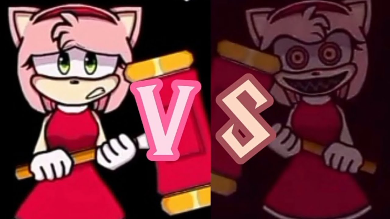 Amy Rose vs Possessed Amy (FNF) Chaos nightmare