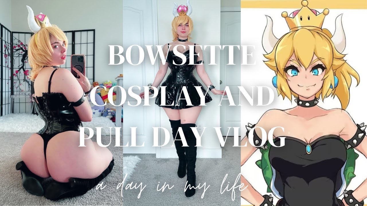Bowsette Cosplay vlog 😋🙌 and pull day at the gym 💪