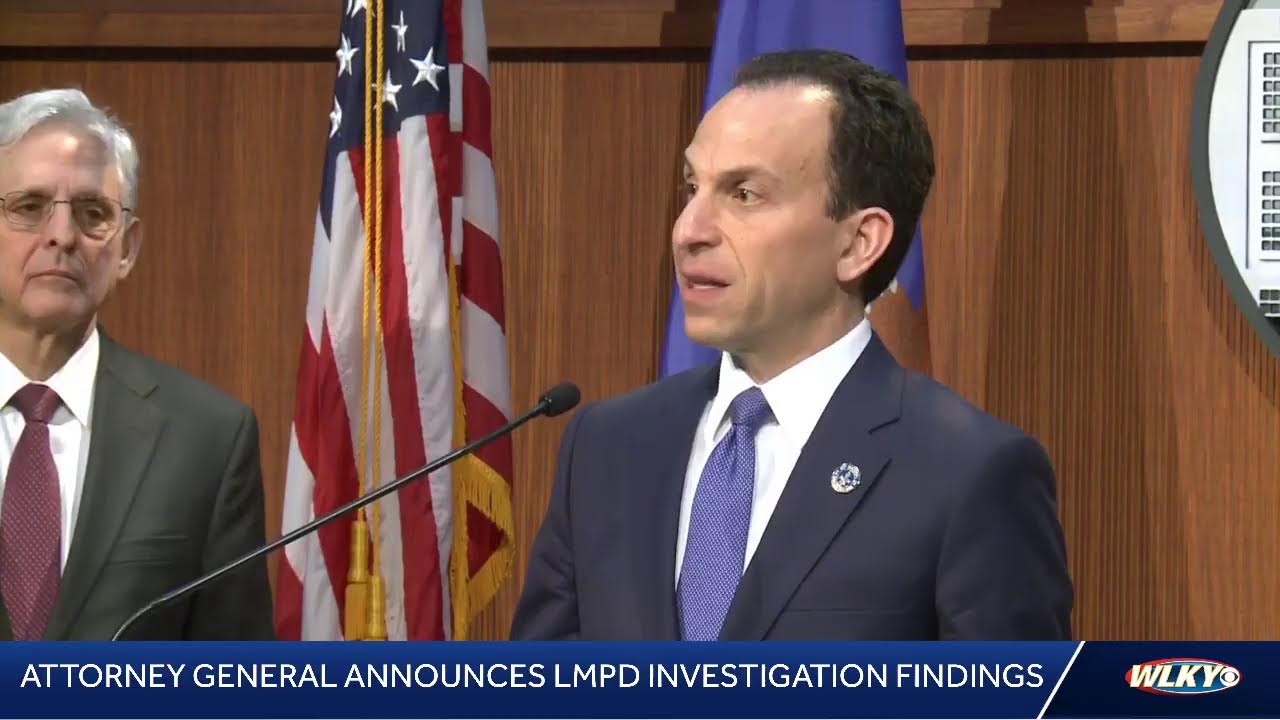 Announcement on federal investigation into LMPD, Louisville Metro Government