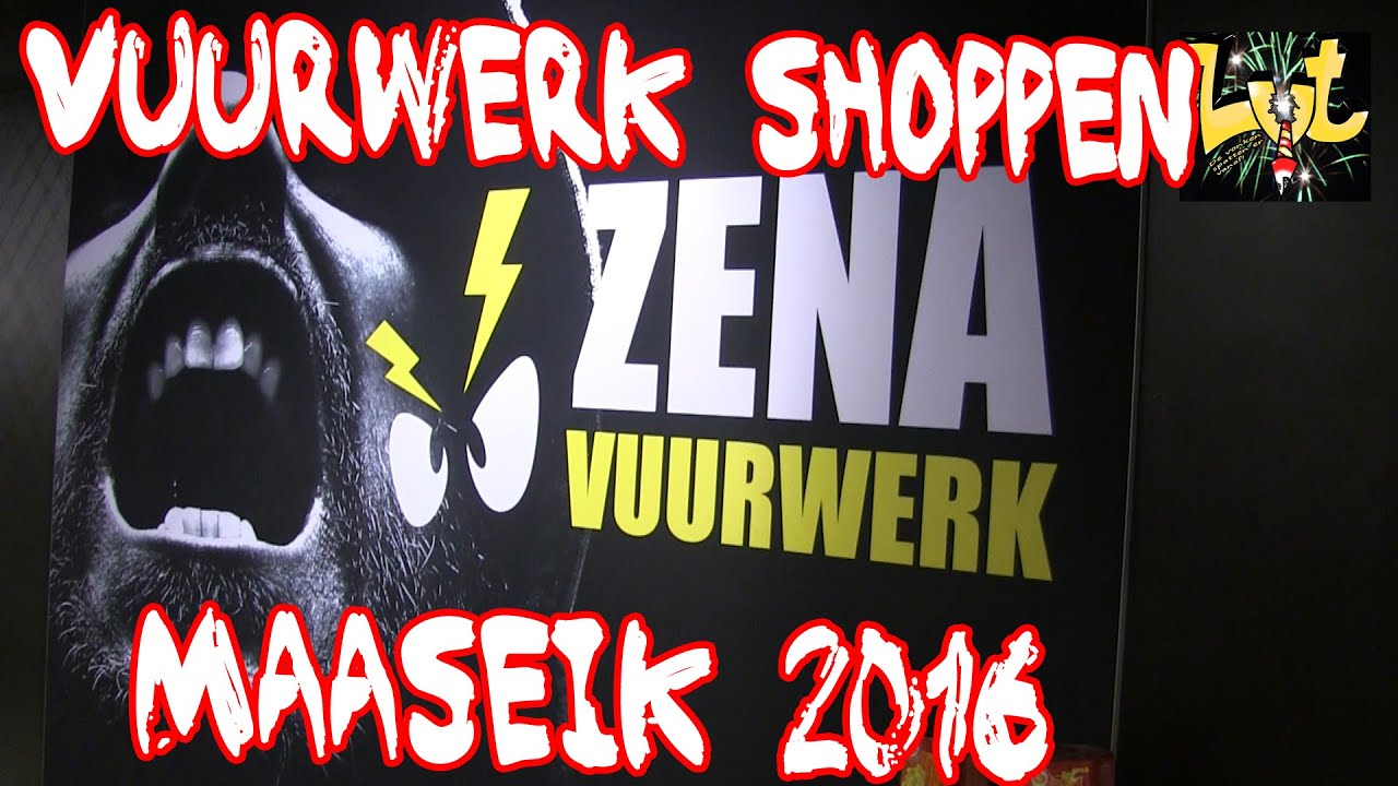 Vuurwerk Shoppen Zena Maaseik Belgi&euml; 2016