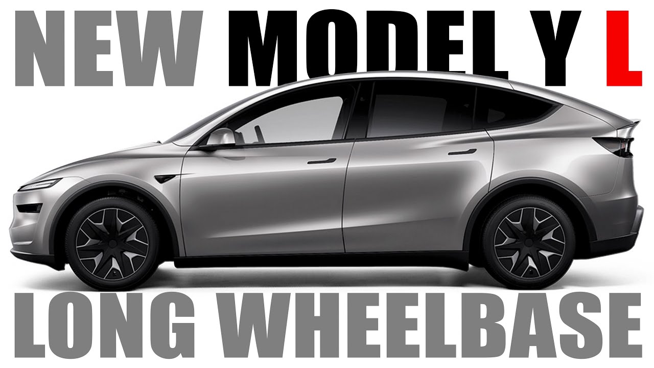 New 2026 Tesla Model Y L Long Wheelbase with 6 Seats! #tesla