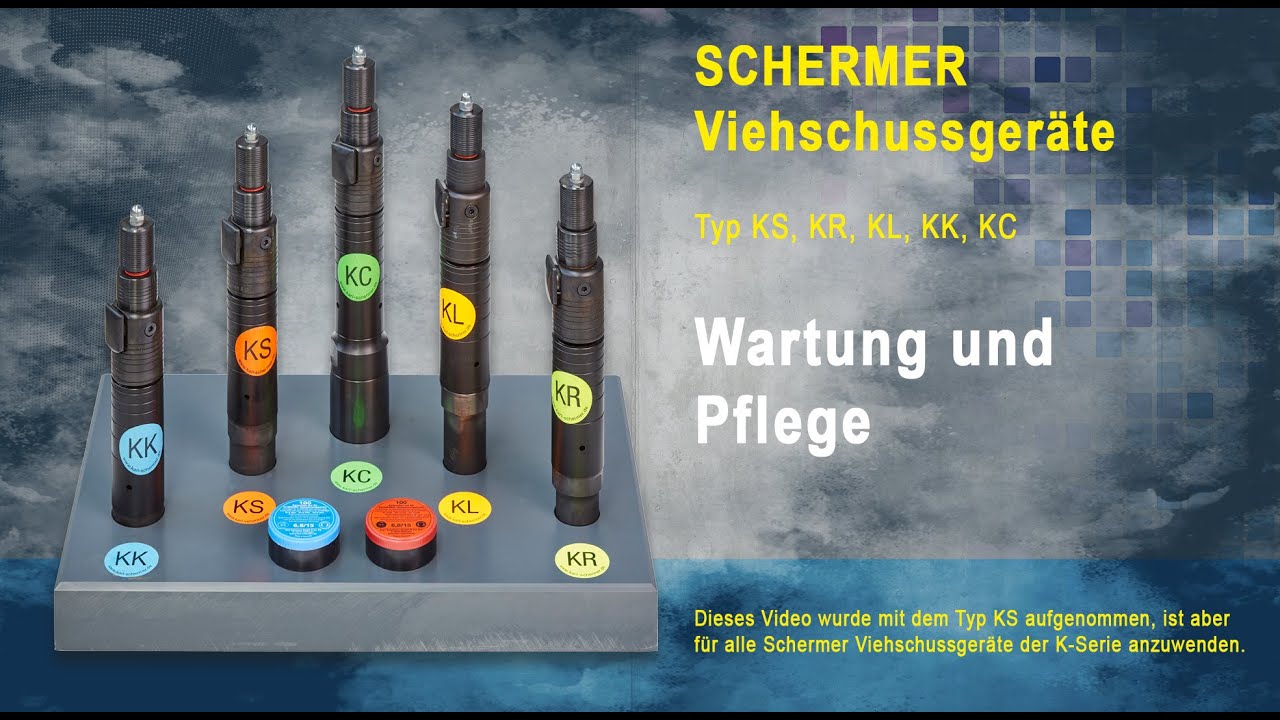 SCHERMER K-Serie - Wartung und Pflege