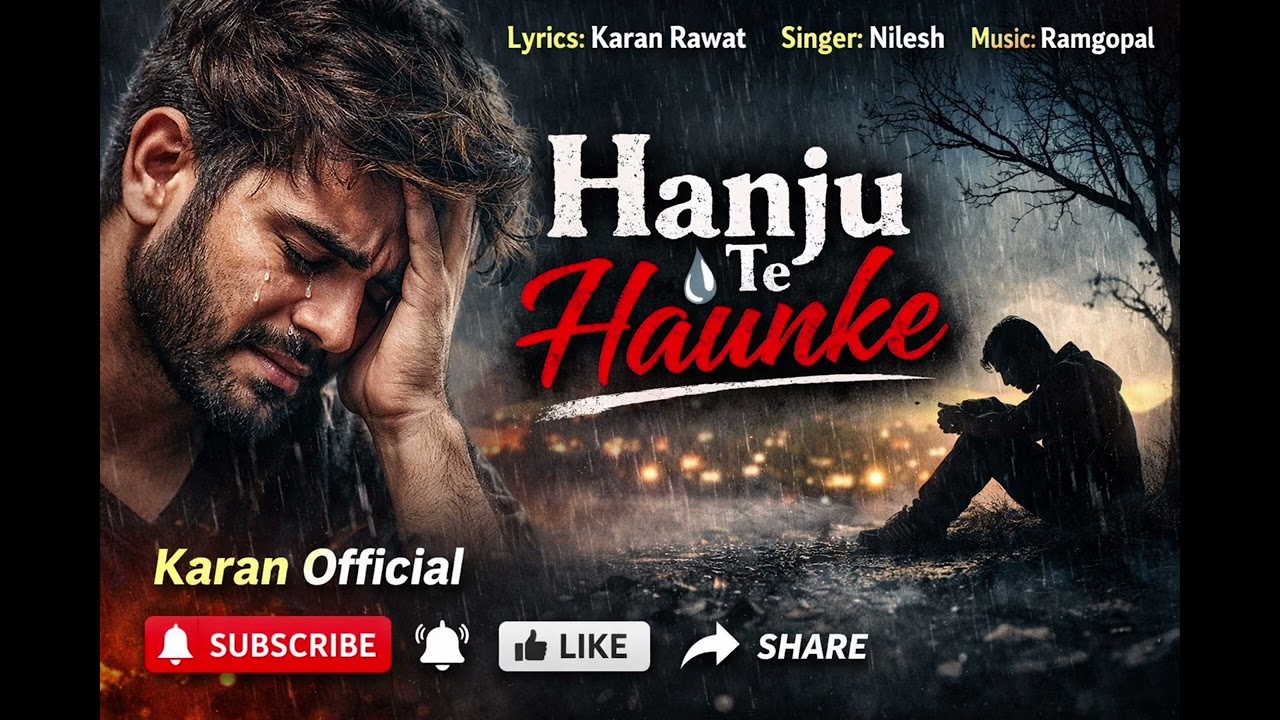 Hanju Te Haunke | New Punjabi Sad Song 2025 | Nilesh | Karan Rawat | Karan Official