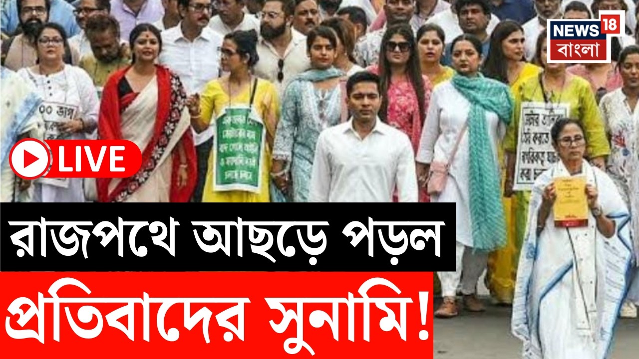 Mamata Banerjee Live | হেঁশেল যুদ্ধ সামলাতে আসরে মমতা, রাজপথে প্রতিবাদ | Bangla News