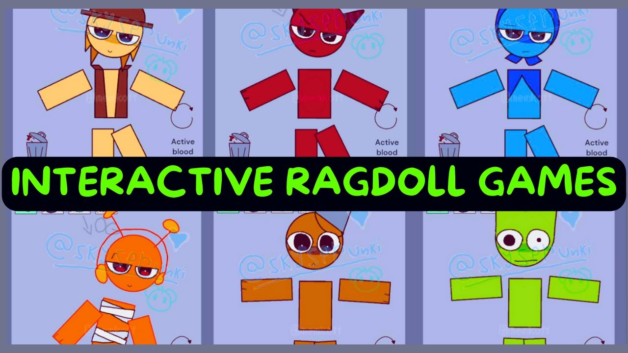 Sprunki Interactive Ragdoll - Brud, Oren, OWACKX  Jevin, Tunner, Raddy
