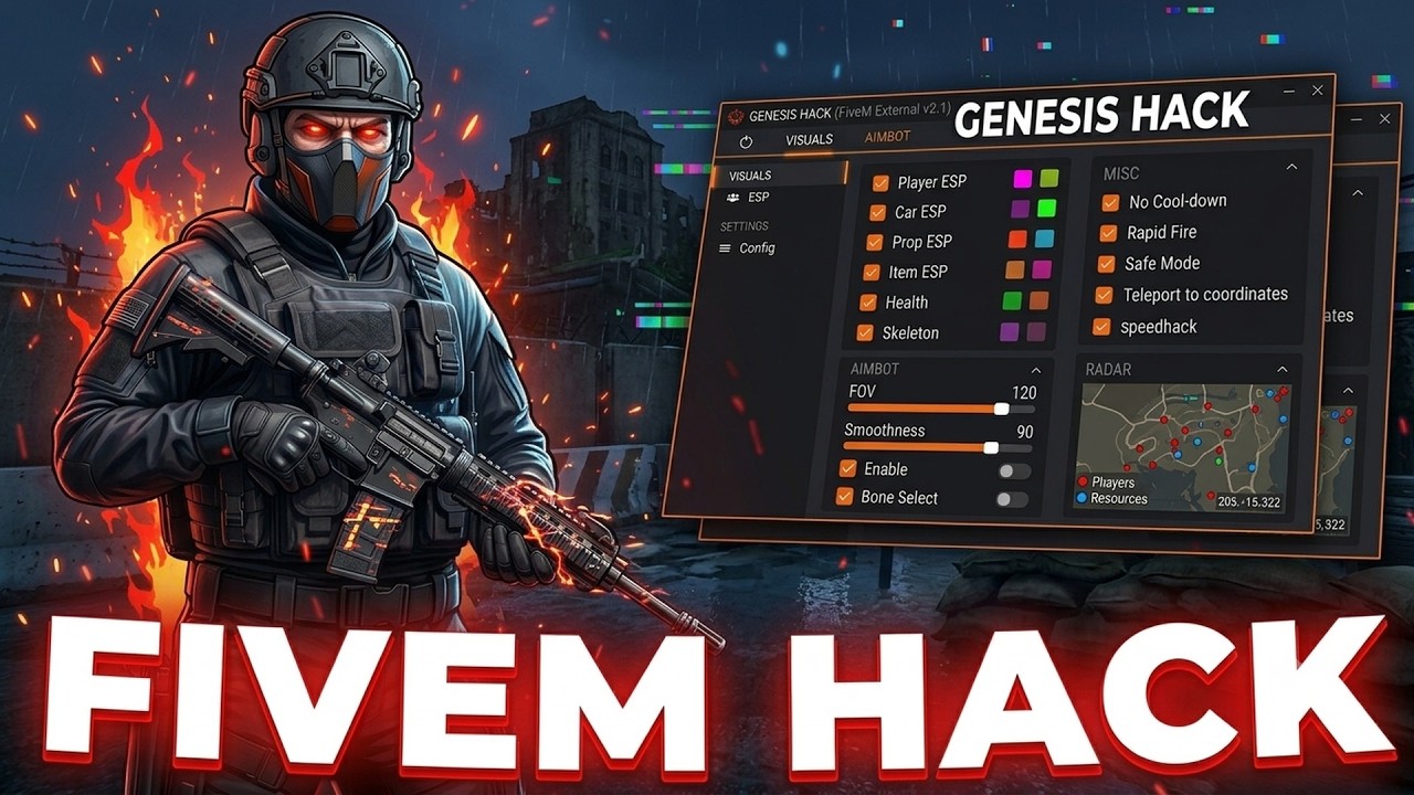 FiveM Mod Menu 2026: Best Free Aimbot, Cheat & Undetected Hack