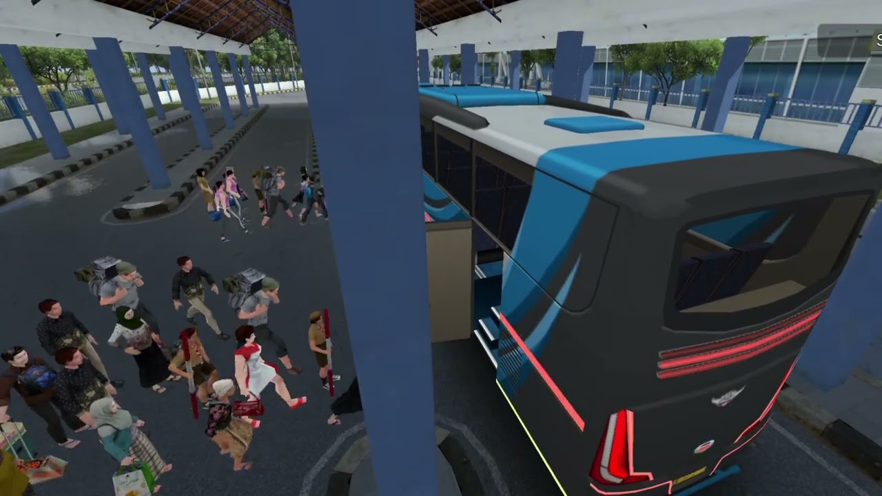 Indonesia Coach bus driving | Euro bus simulator 2026 Android gameplay #game 1 Part 1076