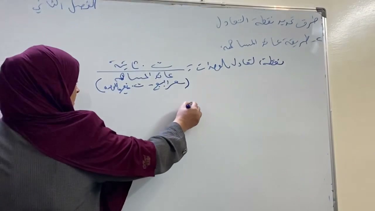 محاضرة طريقة عائد المساهمة بالوحدات والمبالغ الست فهيمة المحاسبة الادارية