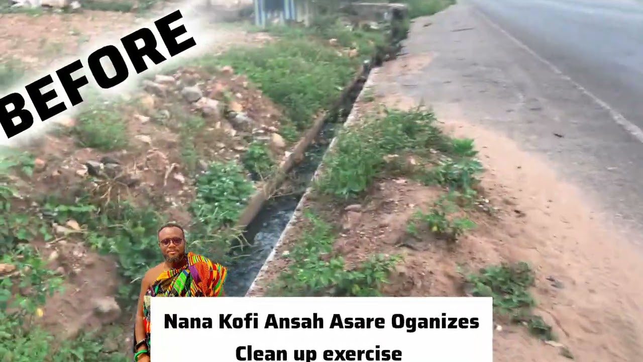 Massive Clean Up With Mampong Akuapem Abontendomhene/Mmrantehene. Still #EverythingMampong #fypシ