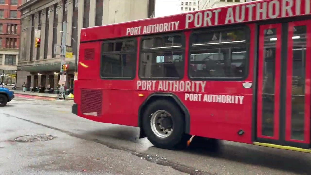 Buses in Pittsburgh, PA, 2021