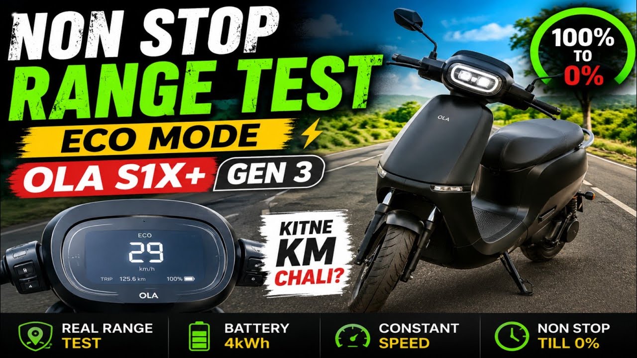 OLA S1X+ Range test #olaelectric #s1pro #olas1pro #ola #viralvideo