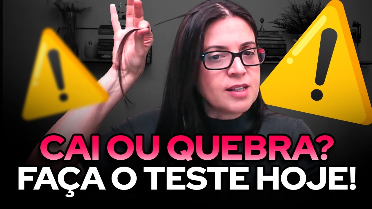 3 testes para identificar se os seus cabelos estão quebrando ou caindo mais do que o normal
