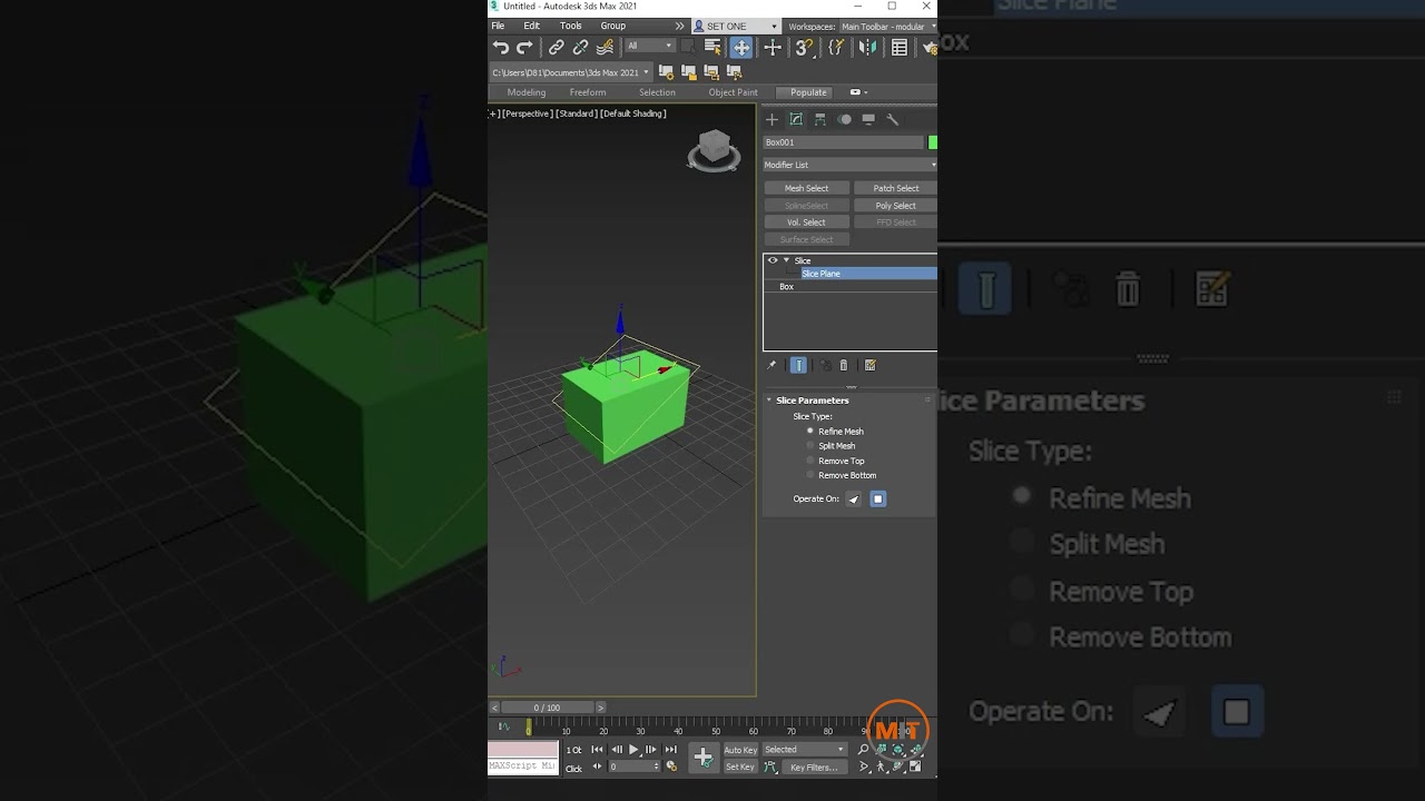 🎥 Master the Slice Modifier in 3ds Max! ✨