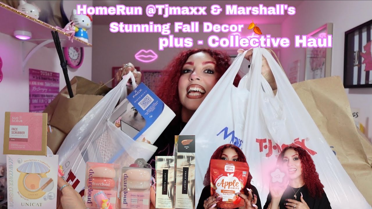 HomeRun @Tjmaxx & Marshalls Stunning Fall Decor & Fenty Beauty Finds 🍂✨