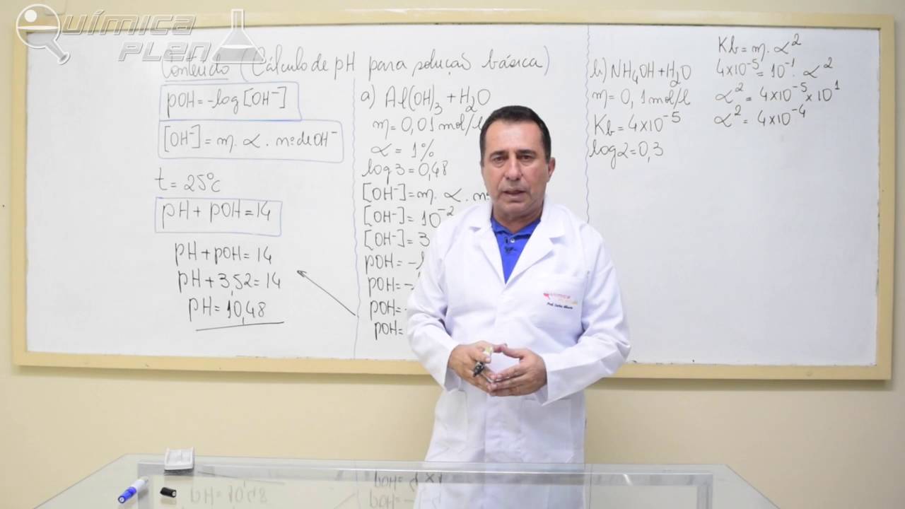Como Calcular o pH de Soluções Básicas