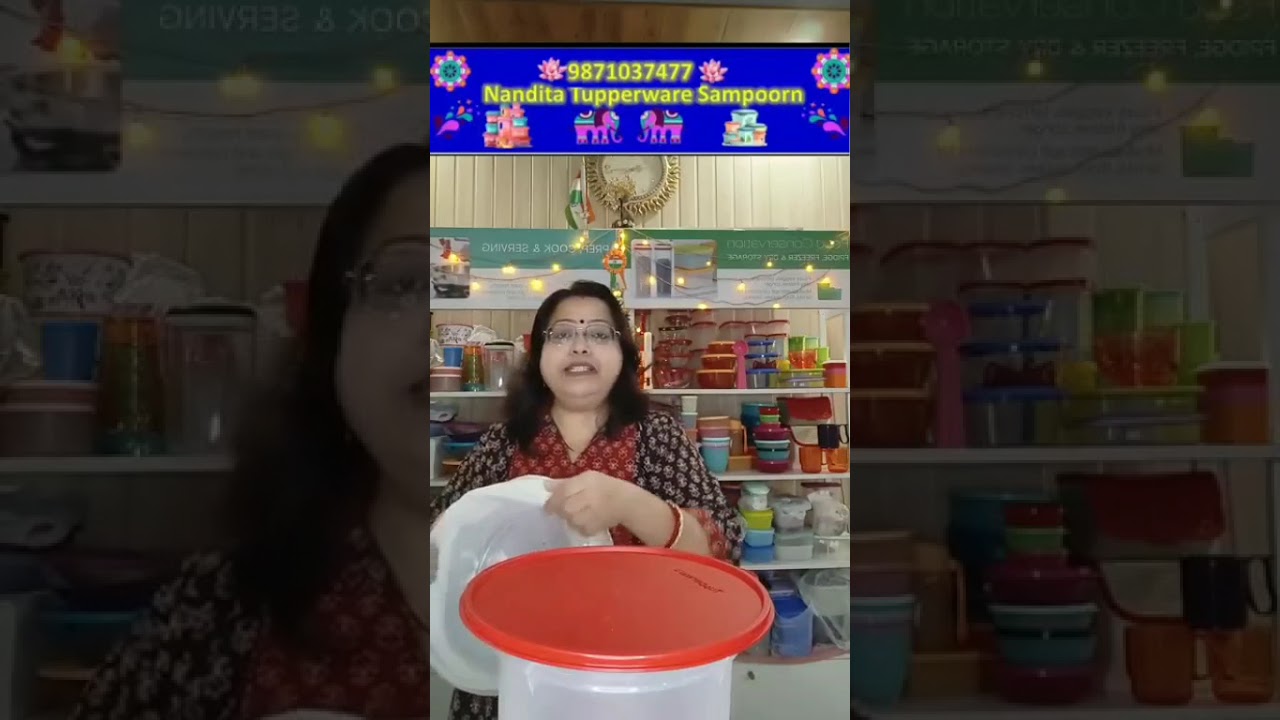 Tupperware by Nandita Deb.   9871037477 https://www.facebook.com/share/v/19TFFxVNPg/?mibextid=adiEgM