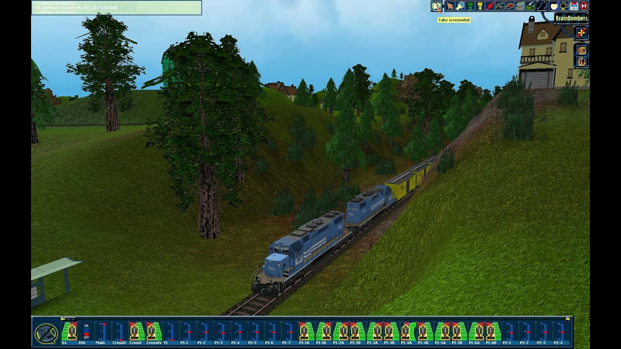 Rule the Rail Layout - Point to Virtual Point Model Railroad
