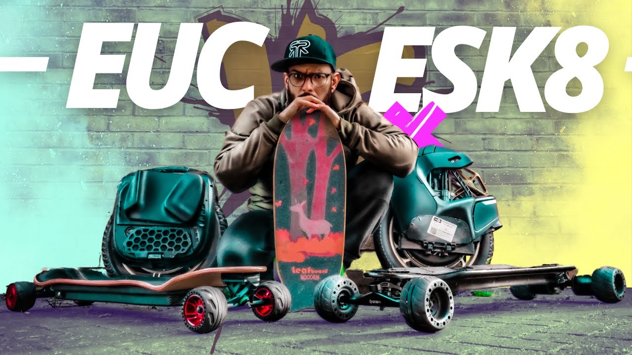 Best Electric Transportation 2022 - Electric Unicycle VS Electric Skateboard