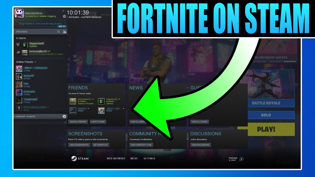 Fortnite on Steam?! | How To Play Fortnite