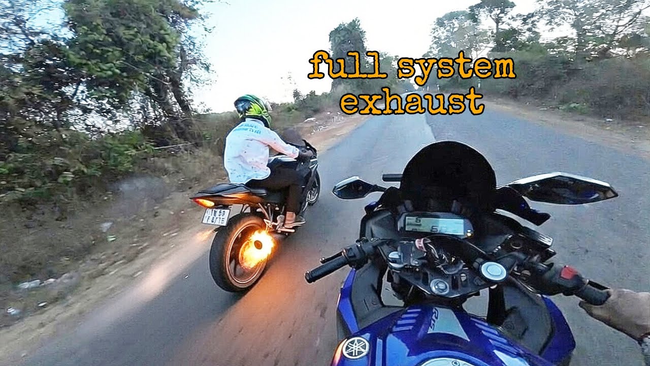 Exchanging stranger modified R15 V3s bike  #trending #explore #yamaha #youtubeshorts #r15v3 #modifi