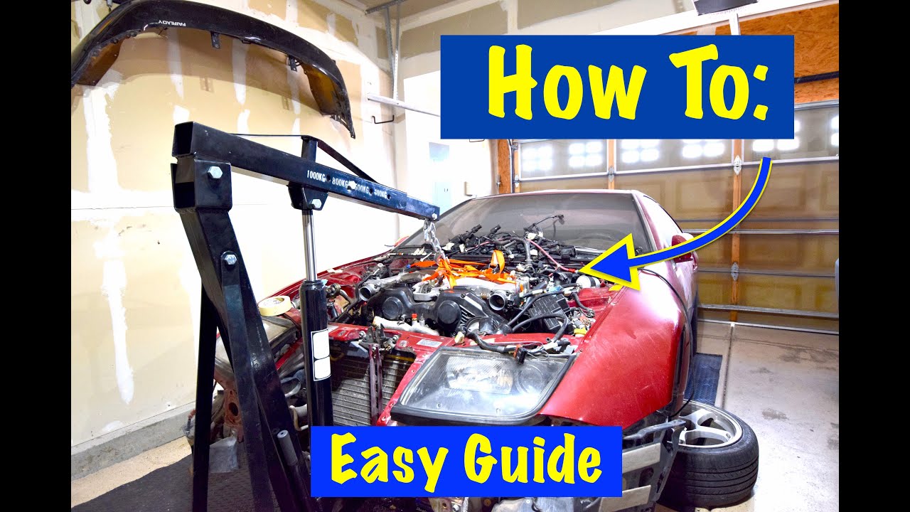 How to remove your engine Nissan 300zx Easy Guide.