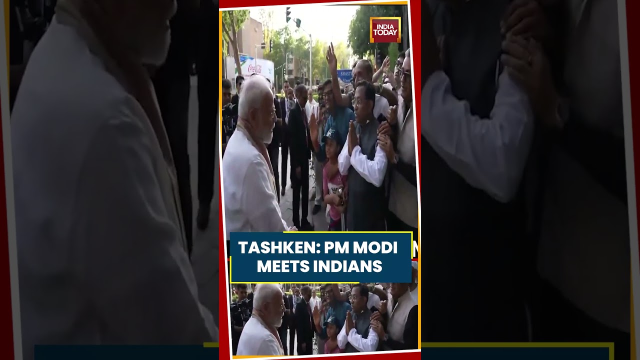 PM Modi Meets Indian Diaspora In Tashkent After Paying Tribute To Lal Bhadur Shastri
