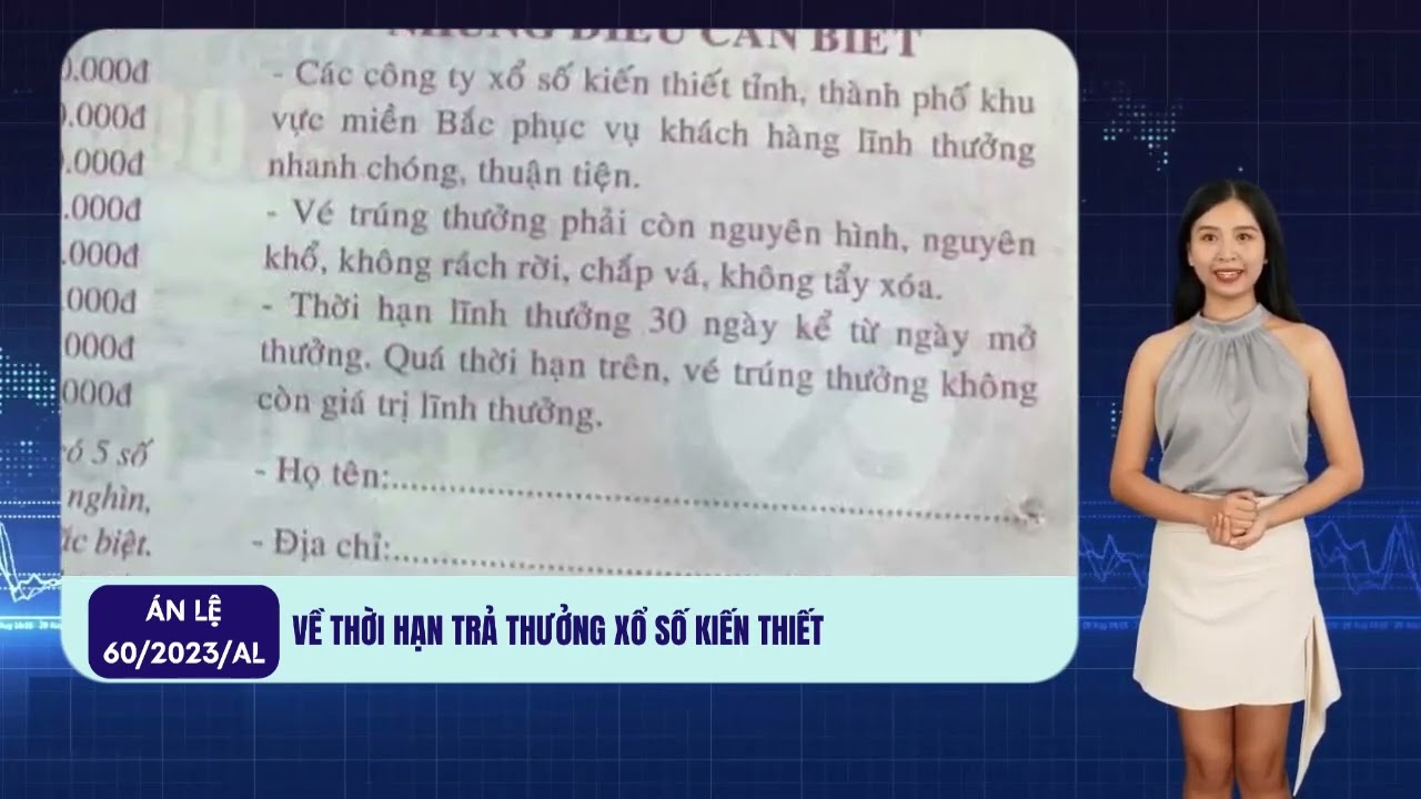 Án lệ 60/2023- Thời hạn trả thưởng xổ số kiến thiết #luatsugioi #toaxuan #luatsu #luatsuonline