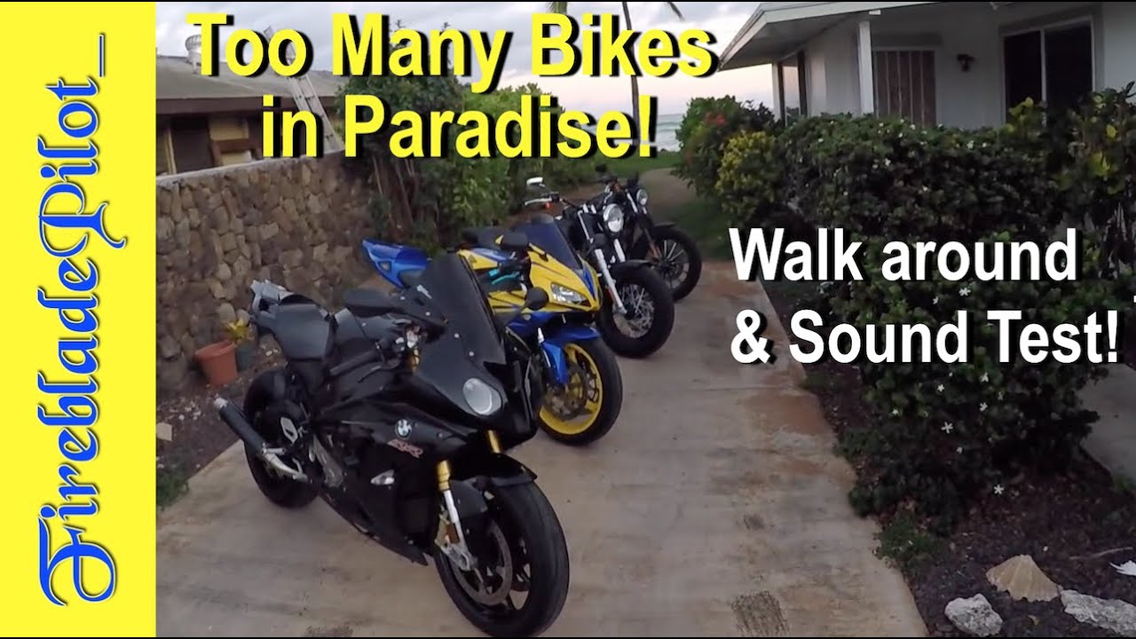 Too Many Bikes in Paradise | BMW S1000RR, Honda CBR1000RR, HD Softail Slim, HD Iron 883