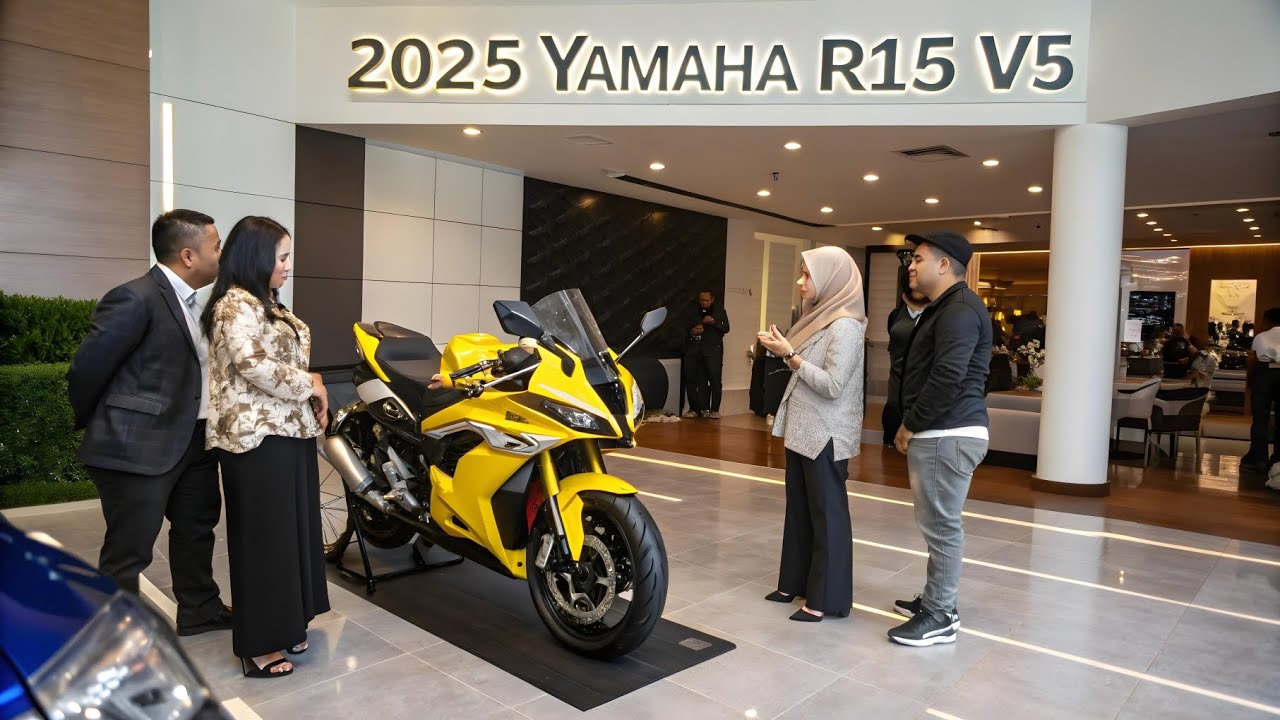 NEW 2025 Yamaha R15 V5:The Most Stylish Adventure Bike Just Got Better! MUST WATCH!