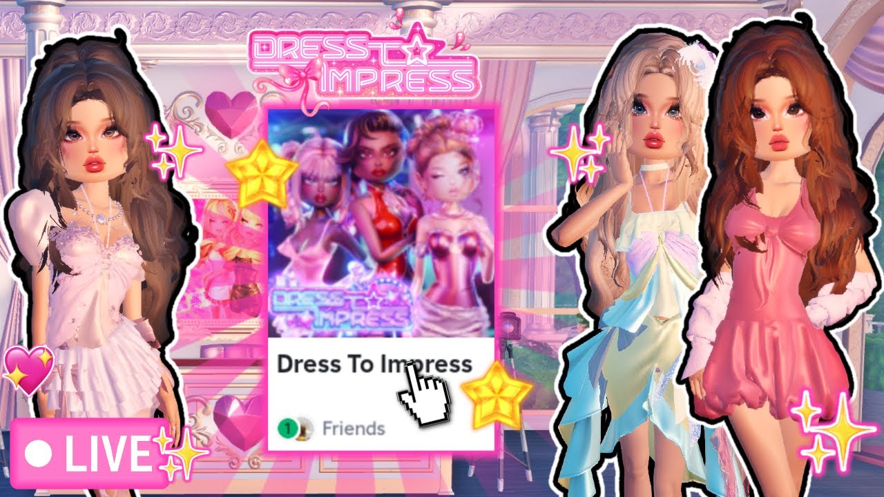 🔴 LIVE - PLAYING DRESS TO IMPRESS W/ VIEWERS! + FRIENDING FANS! | ROBLOX