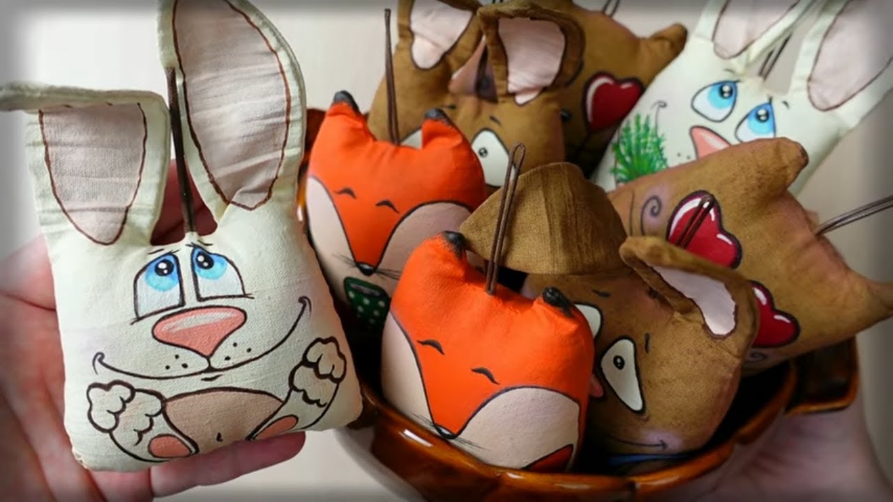 Котики, зайцы и лисички - ОЧАРОВАТЕЛЬНЫЕ ИГРУШКИ своими руками в технике 