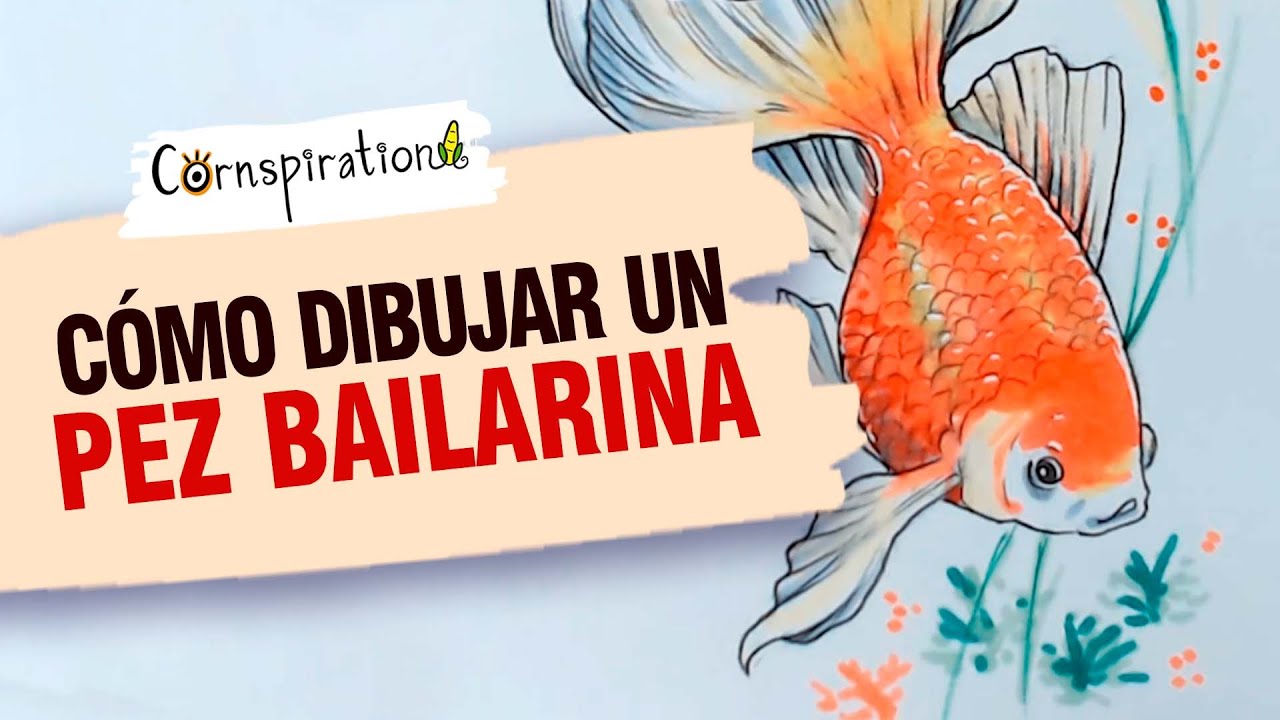 Cómo dibujar un Pez Bailarina👨‍🎨👩‍🎨